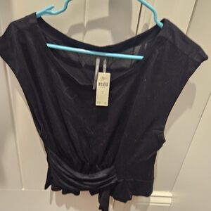 Anthropologie NWT Black Women's Top M